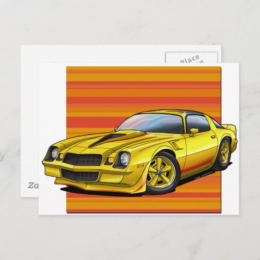78-81 Camaro Briefkaart (Voorkant / Achterkant)