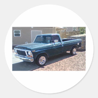 78 FORD HOT ROD RONDE STICKER