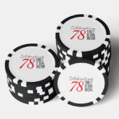 78 jaar lang fantastisch poker chips (Opstapeling)