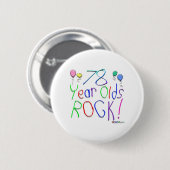 78 jaar Olds Rock! Knoop Ronde Button 5,7 Cm (Voorkant /achterkant)