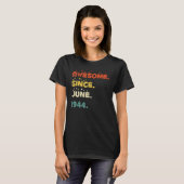 78 jaar oud juni 1944 4 t-shirt (Voorkant volledig)