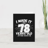 78 Jaar Oud Sarcastisch Meme Grappige 78e Verjaard Kaart (Voorkant)