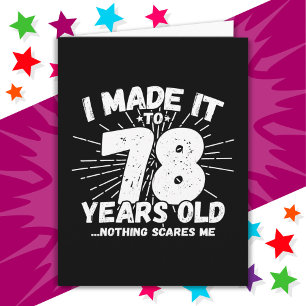 78 Jaar Oud Sarcastisch Meme Grappige 78e Verjaard Kaart