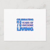 78 jaar oude design briefkaart (Voorkant)