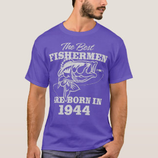 78 jaar Oude Fisherman_ 1944 78e verjaardag T-shirt