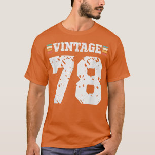 78 jaar oude Happy 78th Birthday Fun Sport T-shirt