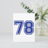 78 - nummer briefkaart (Staand voorkant)