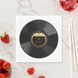 78 papier voor vinylplaten, aangepast, servetten