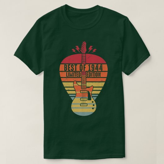 78 Years Old Birthday Best Of 1944 Limited Edition T-shirt (Design voorkant)