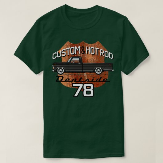 78 zwart t-shirt (Design voorkant)