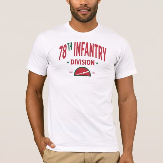 78e Infanteriedivisie "Lightning Division" T-shirt (Voorkant)