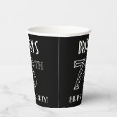 78e verjaardag: Art Deco Style + aangepaste naam Papieren Bekers (Rechts)