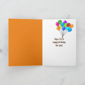 78e verjaardag bruine poedel op rieten kaart (Binnen)