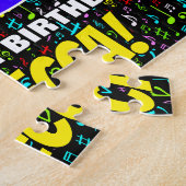 78e verjaardag — Fun, Colorful Music Symbols & "78 Legpuzzel (Zijkant)