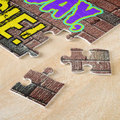 78e verjaardag ~ Fun, geïnspireerd door Urban Graf Legpuzzel (Zijkant)