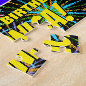 78e verjaardag: Fun, kleurrijk gevuurwerk Legpuzzel (Zijkant)