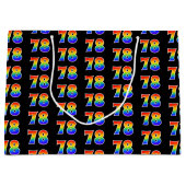 78e verjaardag: Fun Rainbow Event Nummer 78 Patroo Groot Cadeauzakje (Voorkant)