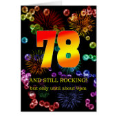 78e verjaardag nog steeds springend (Voorkant)