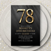 78e verjaardag uitnodiging