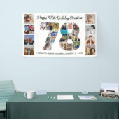 78e verpartij Cijfer 78 fotocollage Spandoek (Beurs)