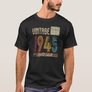 78th Birthday Gifts Cassette 1945 Limited T-shirt
