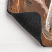 7911 - Twee wilde Mustangs Muismat (Hoek)