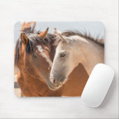 7911 - Twee wilde Mustangs Muismat (Met muis)