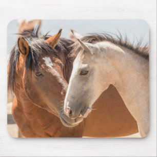 7911 - Twee wilde Mustangs Muismat