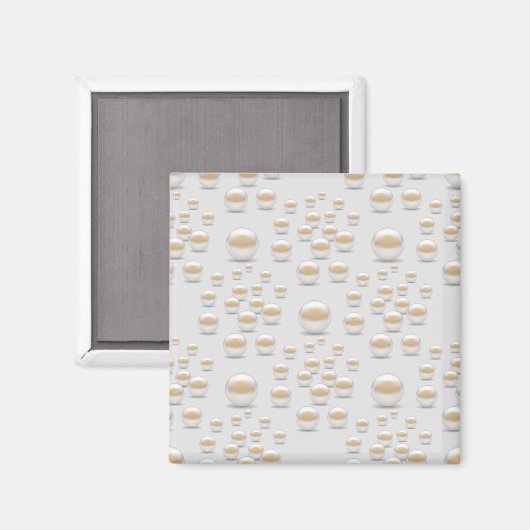 7931Pearls Pattern Magneet (Voorkant / Achterkant)