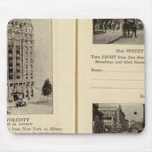 79496 Hotel Wolcott Broadway op 31 en 42 uur Muismat (Voorkant)