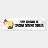 797th Ordnance Co. EOD Fort Hood Bumpersticker (Voorkant)