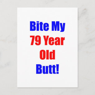 79 Bijt op mijn kont Briefkaart