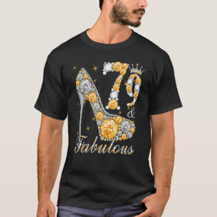79 & Fabulous 79 jaar oude 79e verjaardag Diamond T-shirt