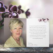 79 & Fabulous Orchid Photo Birthday Greeting Card Kaart