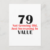 79 jaar oude design briefkaart (Voorkant)