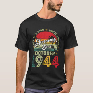 79 jaar oude geschenken Geweldige sinds oktober 19 T-shirt