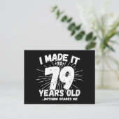 79 Jaar Oude Sarcastische Meme Grappige 79e Verjaa Briefkaart (Staand voorkant)