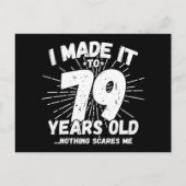 79 Jaar Oude Sarcastische Meme Grappige 79e Verjaa Briefkaart (Voorkant)