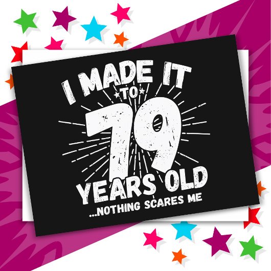 79 Jaar Oude Sarcastische Meme Leuk 79ste Verjaard Briefkaart