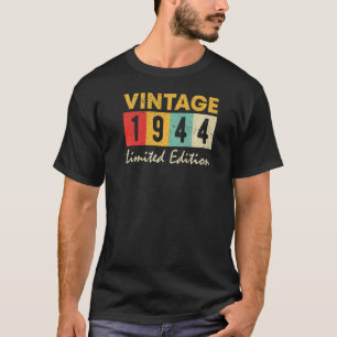 79 jaar oude Vintage 1944 79e verjaardag T-shirt