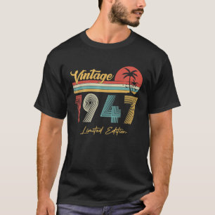 79 jaar oude Vintage 1947 Limited Edition 79th T-shirt