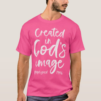 79-jarige Christelijke Jezus en God 1946 79e Geboo T-shirt