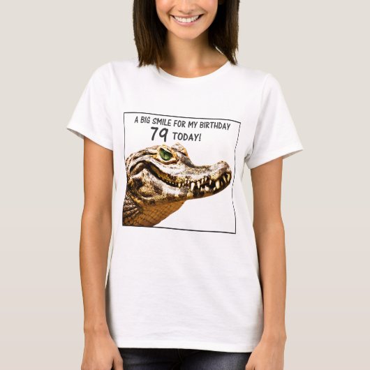 79e 'Birthday Alligator Smile' T-shirt (Voorkant)
