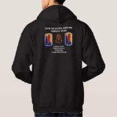79e Infanteriebrigade-team Hoodie (Achterkant)