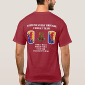 79e Infanteriebrigade-team T-shirt (Achterkant)