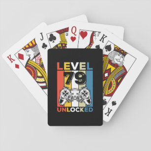 79e verjaardag onvergrendelde 79 Vintage voor game Pokerkaarten