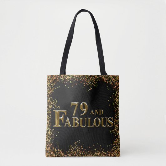 79e verjaardag tote bag (Voorkant)
