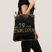 79e verjaardag tote bag (Dichtbij)