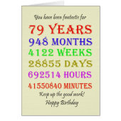 79e verjaardag van de mijlpalen (Voorkant)