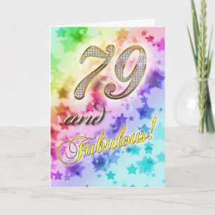 79e verjaardag voor iemand Fabulous Kaart
